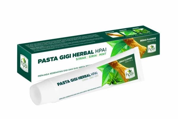 Pasta Gigi Herbal Siwak-Sirih-Mint HPAI: Solusi Alami untuk Gigi Sehat dan Napas Segar